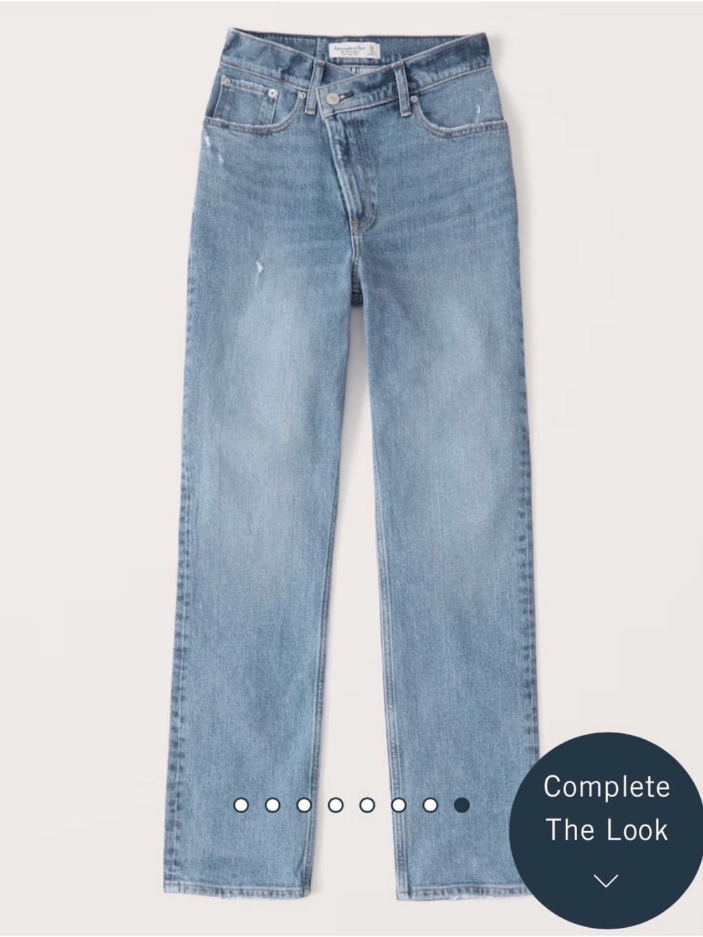 Abercrombie Ultra High Rise 90s Straight Jean